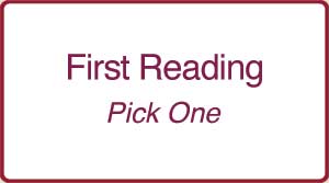 First Reading List - Pick One